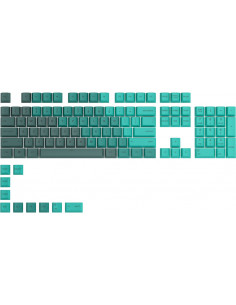 Keycaps para teclados mecánicos Glorious PBT Rain Forest ISO (Español)