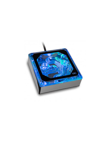 Alphacool Ice block XPX Aurora Edge CPU - Acrílico Cromo Digital RGB casemod.es