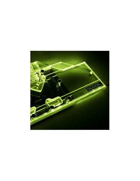 Alphacool Bloque de hielo Aurora Acryl GPX-A AMD Radeon RX 5700 / 5700XT Referencia casemod.es