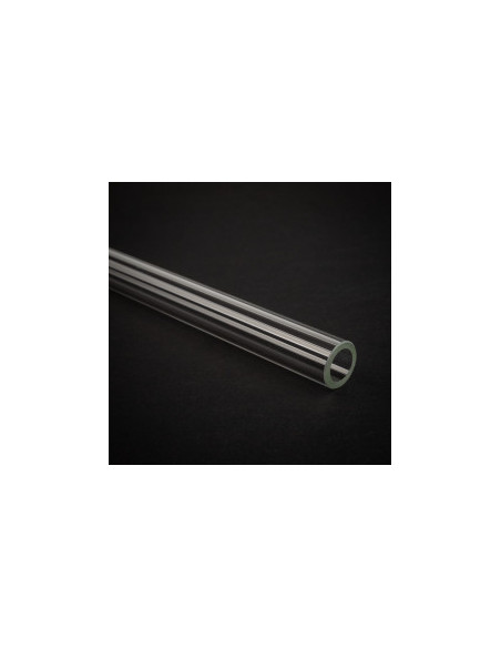 Alphacool HardTube vidrio de borosilicato de 16/11 mm ángulo de 90 grados 10/30 cm - transparente casemod.es