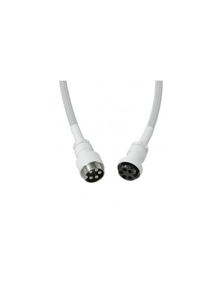 Glorious PC Gaming Race Cable en espiral Ghost White, cable en espiral de USB-C a USB-A - 1,37 m, blanco casemod.es