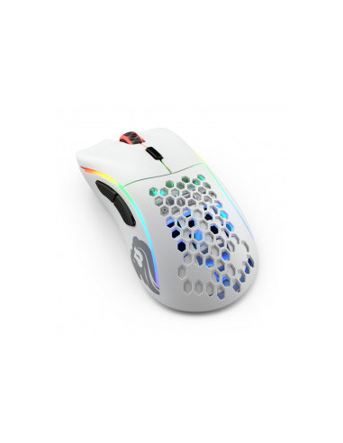 Glorious PC Gaming Race Mouse inalámbrico para juegos modelo D - blanco, mate casemod.es
