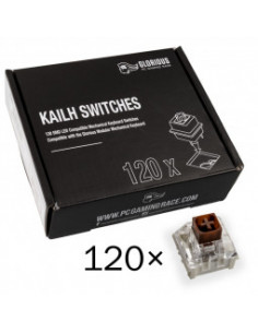 Glorious PC Gaming Race Interruptores marrones Kailh Box (120 piezas) casemod.es
