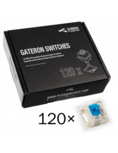 Glorious PC Gaming Race Interruptores azules Gateron (120 piezas) casemod.es