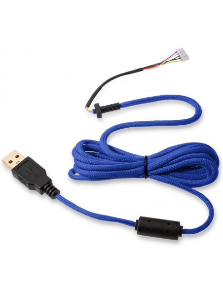 Glorious PC Gaming Race Cable Ascendido V2 - Azul Cobalto casemod.es