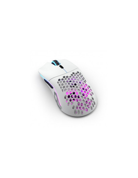 Glorious PC Gaming Race Mouse inalámbrico para juegos modelo O - blanco, mate casemod.es