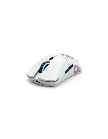 Glorious PC Gaming Race Mouse inalámbrico para juegos modelo O - blanco, mate casemod.es