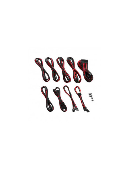 CableMod Kits de cables PRO ModMesh RT-Series ASUS ROG / Seasonic - negro / rojo casemod.es