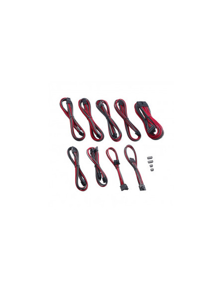 CableMod Kits de cables PRO ModMesh RT-Series ASUS ROG / Seasonic - carbono / rojo casemod.es