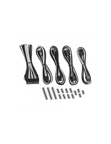 CableMod Kit de extensión de cable Classic ModMesh - Serie 8 + 6 - negro / blanco casemod.es