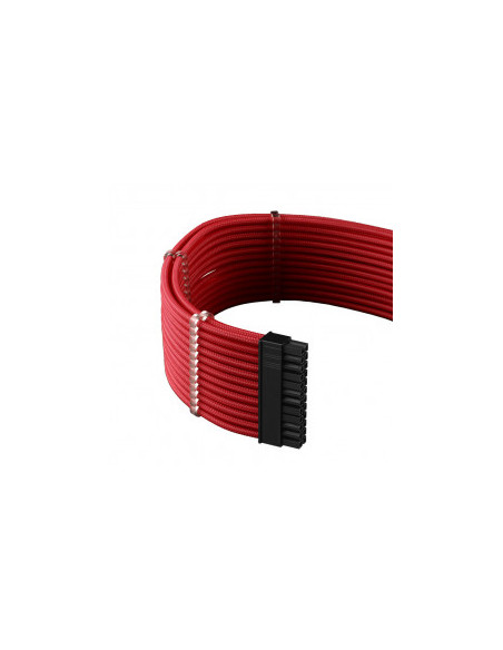 CableMod Kit de cables ModMesh PRO de la serie C para RMi / RMx / RM (etiqueta negra) - rojo casemod.es