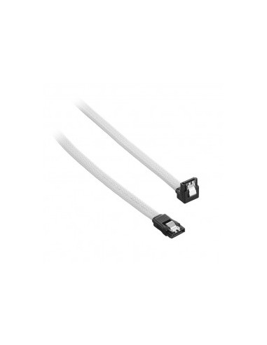 CableMod Cable ModMesh SATA 3 en ángulo recto de 60 cm - blanco casemod.es