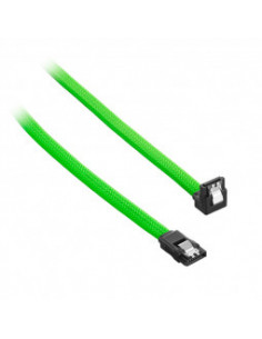 CableMod Cable ModMesh SATA 3 en ángulo recto de 60 cm - verde claro casemod.es