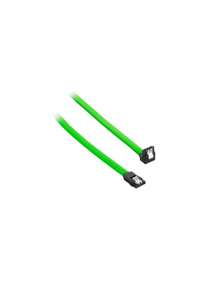 CableMod Cable ModMesh SATA 3 en ángulo recto de 60 cm - verde claro casemod.es