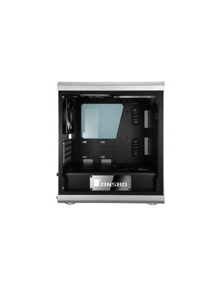 Jonsbo Caja RM3 Micro-ATX, vidrio templado - plata casemod.es