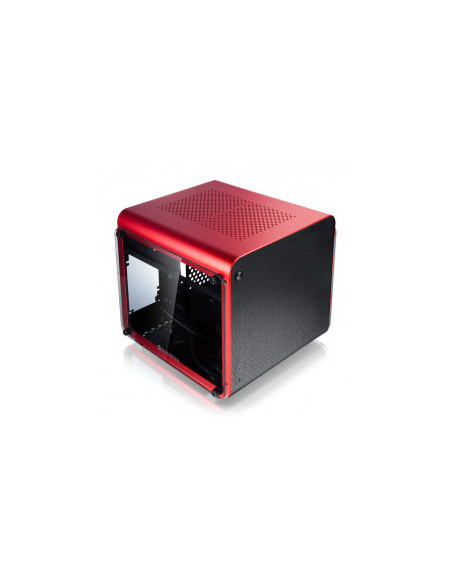 RAIJINTEK Caja METIS EVO TG Mini-ITX, vidrio templado - rojo casemod.es