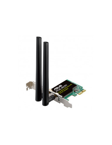 Asus Adaptador LAN inalámbrico PCE-AC51 AC750 PCI-E 802.11ac casemod.es
