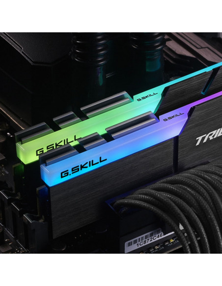 G.Skill Trident Z RGB para AMD, DDR4-3200, CL16 - Kit doble de 32 GB, negro casemod.es