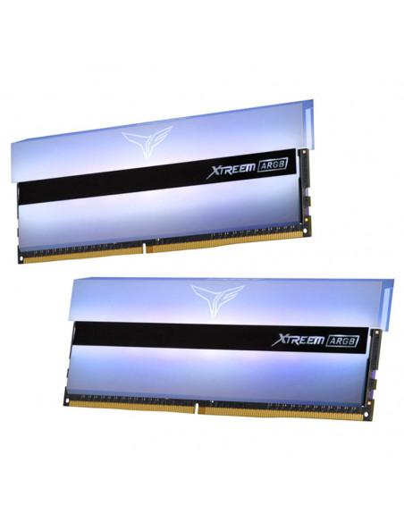 Team Group T-Force Xtreem ARGB, DDR4-3200, CL14 - Kit doble de 16 GB, blanco casemod.es