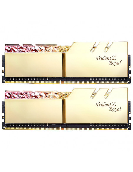 G.Skill Trident Z Royal, DDR4-3200, CL16 - Kit dual de 16 GB, dorado casemod.es
