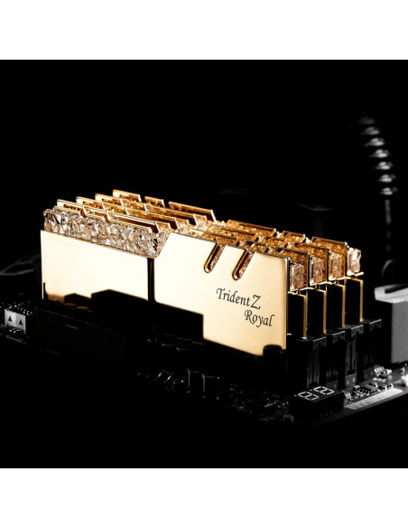 G.Skill Trident Z Royal, DDR4-3200, CL16 - Kit dual de 16 GB, dorado casemod.es