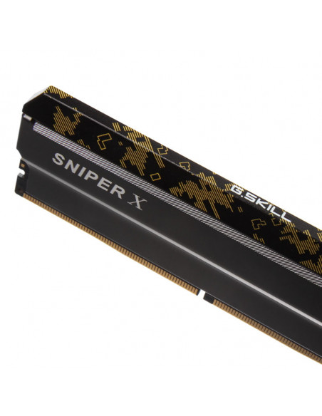 G.Skill Sniper X, camuflaje digital, DDR4-3200, CL16 - Kit cuádruple de 32 GB casemod.es