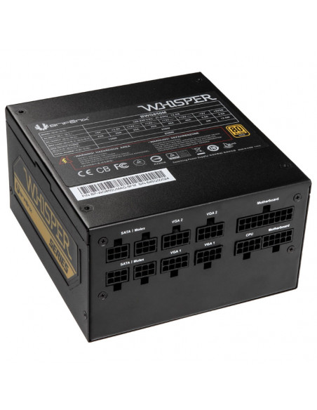 BitFénix Fuente de alimentación Whisper M 80 PLUS Gold, modular - 850 vatios casemod.es