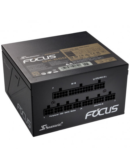 Seasonic Fuente de alimentación Focus GX 80 PLUS Gold, modular - 650 vatios casemod.es