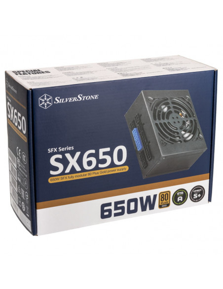 Silverstone SST-SX650-G v1.1 Fuente de alimentación SFX 80 PLUS Gold, modular - 650 vatios casemod.es
