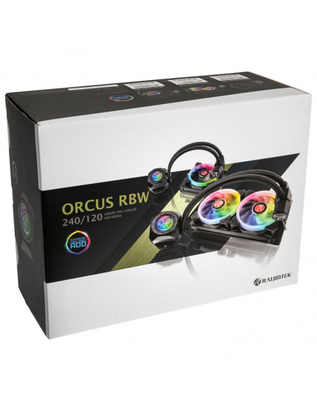RAIJINTEK Refrigeración por agua completa Orcus RGB Rainbow - 120mm casemod.es