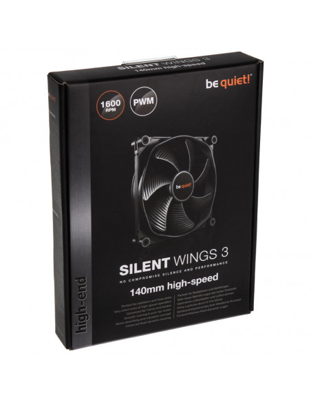 Be quiet! Ventilador Silent Wings 3 - 140mm PWM Alta Velocidad casemod.es