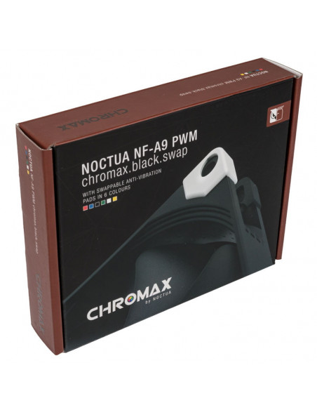 Noctua Ventilador NF-A9 PWM chromax.black.swap - 92mm casemod.es
