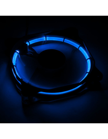 RAIJINTEK Juego de 2 ventiladores Auras 12 LED, azul - 120 mm casemod.es