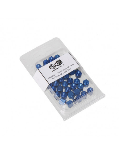 DimasTech Kit de tornillos de mano 6-32 + M3, 40 uds. - azul casemod.es