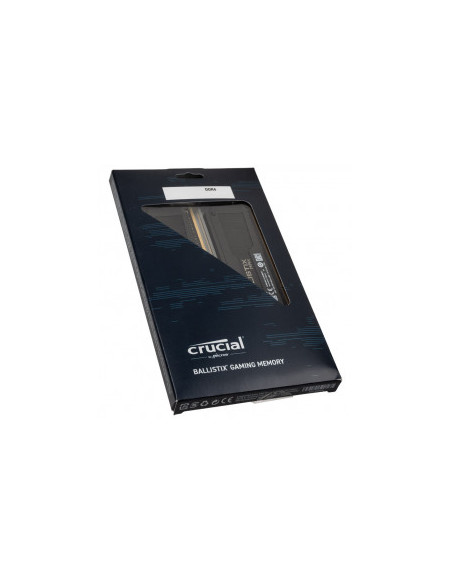 Crucial Ballistix Max Black, DDR4-5100, CL19 - Kit doble de 16 GB casemod.es