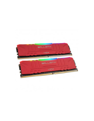 Crucial Ballistix RGB rojo, DDR4-3200, CL16 - Kit doble de 64 GB casemod.es