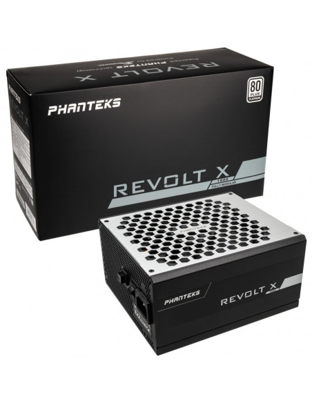PHANTEKS Fuente de alimentación Revolt X 80 PLUS Platinum, modular - 1000 vatios casemod.es