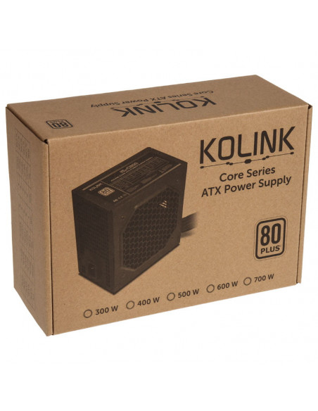 Kolink Fuente de alimentación Core 80 PLUS - 600 vatios casemod.es
