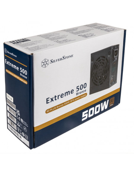 Silverstone SST-EX500-B Extreme SFX Fuente de alimentación 80 PLUS Bronce - 500 Watt casemod.es