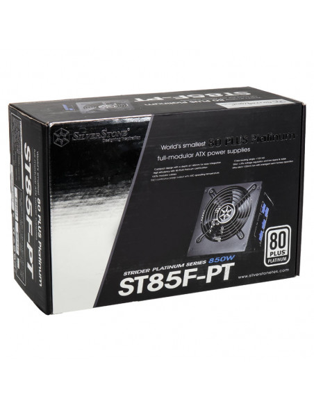 Silverstone SST-ST85F-PT Strider 80 PLUS Platinum, modular - 850 vatios casemod.es