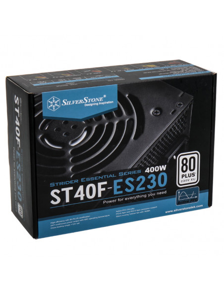 Silverstone SST-ST40F-ES230 Serie Strider Essential - 400 vatios casemod.es