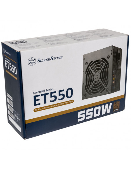 Silverstone SST-ET550-B v1.2 Fuente de alimentación ATX 80 PLUS Bronce - 550 Watt casemod.es