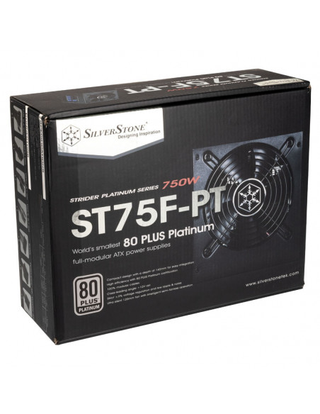 Silverstone SST-ST75F-PT v1.1 Strider PSU 80 PLUS Platinum, modular - 750 vatios casemod.es