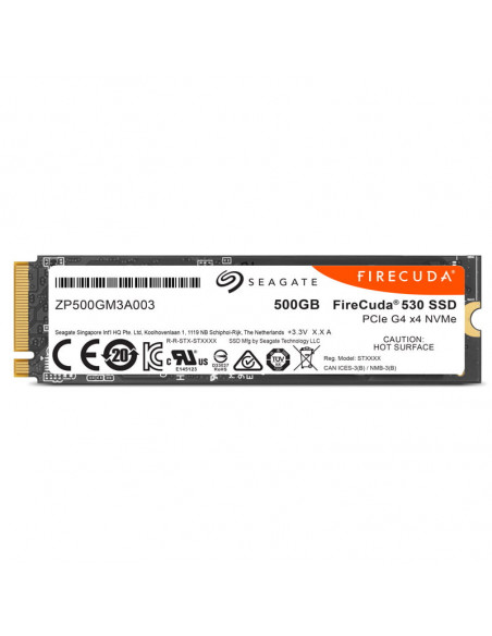 Seagate SSD FireCuda 530 NVMe, PCIe 4.0 M.2 Tipo 2280 - 500 GB casemod.es
