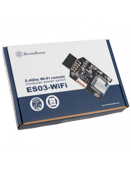Silverstone ES03-Wifi v2.0, interruptor WLAN de encendido/apagado de PC casemod.es