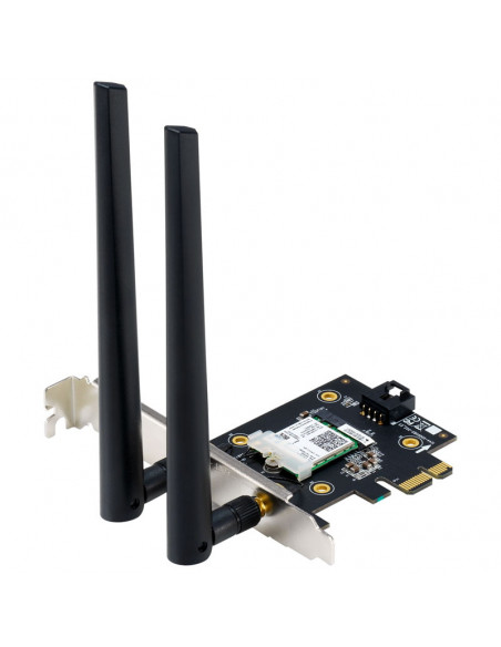 Asus Adaptador de LAN inalámbrica PCE-AX3000 BT 5.0, WLAN de 2,4 GHz/5 GHz - PCIe x1 casemod.es