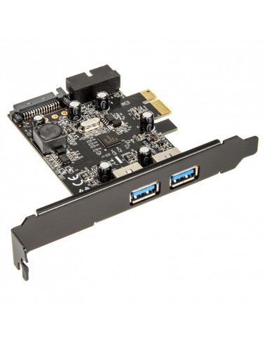 Silverstone SST-EC04-E Tarjeta PCIe para 2 puertos int./ext. Puertos USB 3.0 casemod.es
