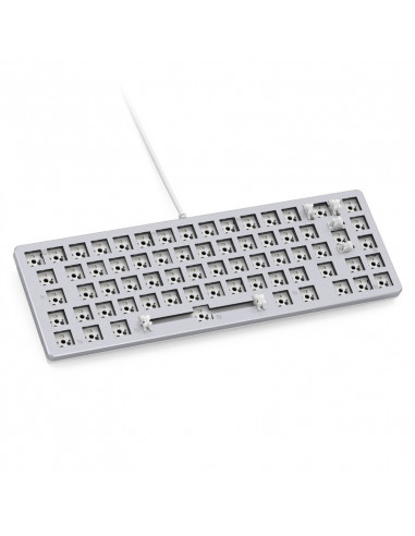Glorious GMMK 2 Compact Tastatur - Barebone, ISO-Layout, White casemod.es
