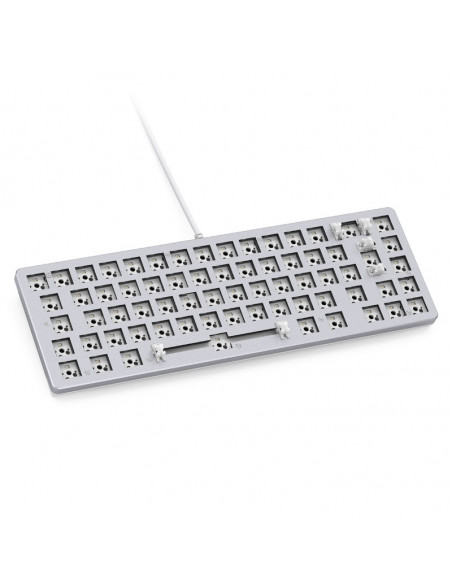 Glorious GMMK 2 Compact Tastatur - Barebone, ISO-Layout, White casemod.es