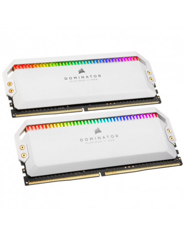 Corsair Dominator Platinum RGB, DDR4-3200, CL16 - Kit dual de 16 GB, blanco casemod.es